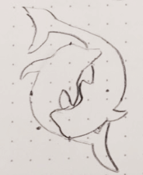 collab logo initial sketch